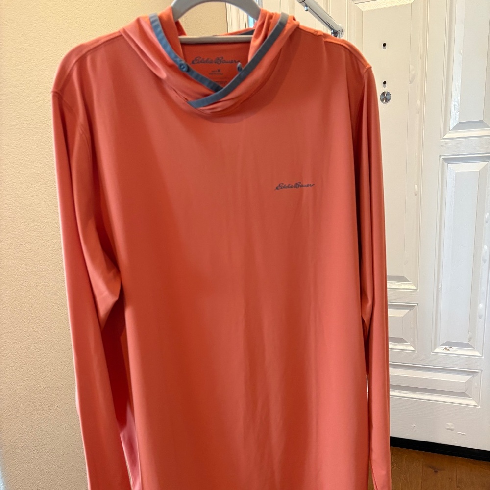 Eddie Bauer Men's Hooded Long-Sleeve Freedry Shirt